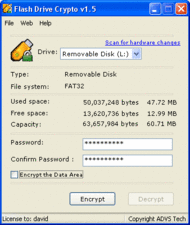 FlashDrive Crypto screenshot